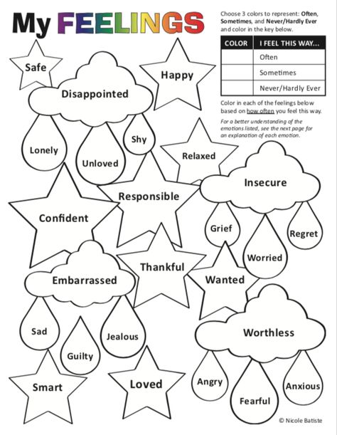 Free – Hub For Helpers Color Emotions Feelings, Color By Coping Skills Free, Cbt Activities For Middle School, Cbt Play Therapy Activities, Emotional Identification Activities, Regulating Emotions Activities, Coping Skills For Middle School, Sel Worksheets For Middle School, Elementary Therapy Activities