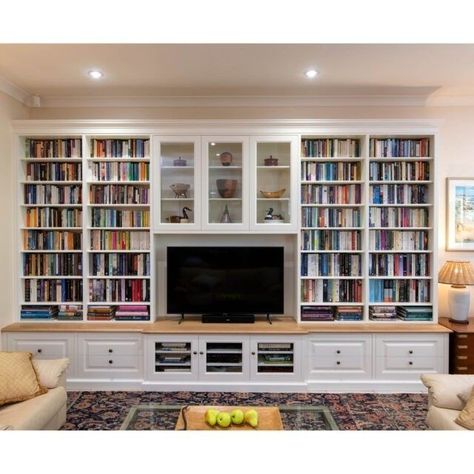 Lounge With Bookshelves, Tv In Library, Library Around Tv, Small Office With Bookshelves, Built In Library Wall With Tv, Built In Bookshelves Tv, Floor To Ceiling Bookshelves With Tv, Living Room Bookshelves With Tv, Floor To Ceiling Bookshelves Living Room