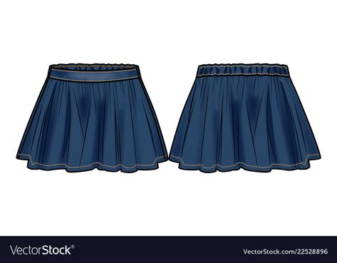 Back View, Flared Skirt, Transparent Png, Flare Skirt, Cheer Skirts, Png Images, Adobe Illustrator, Vector Images, High Resolution