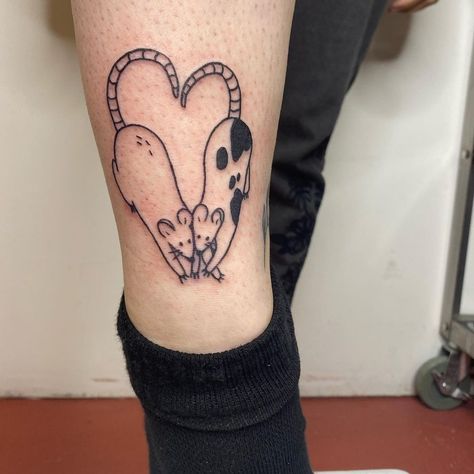 Rat Tattoo, Stick Tattoo, Tattoos Inspo, L Tattoo, Mouse Tattoos, Clown Tattoo, Black Cat Tattoos, Doodle Tattoo, Tattoo Portfolio