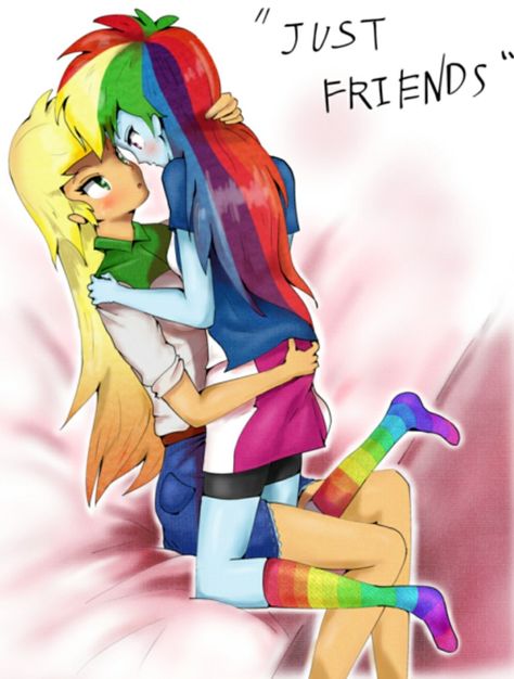 Rainbow Dash And Applejack, Paw Patrol Pups, Lesbian Art, My Little Pony Comic, Mlp Equestria Girls, Mlp My Little Pony, Rainbow Dash, Superhero Comic, Equestria Girls