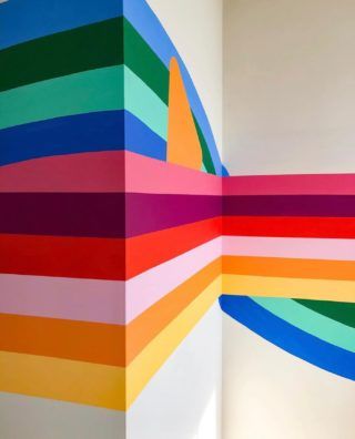 Make a Mural: How to Build a Color Palette | Banyan Bridges Wall Murals Diy, School Murals, Rainbow Room, Murals Street Art, Mural Design, My Favorite Color, Mural Wall Art, Futurism, Wall Graphics