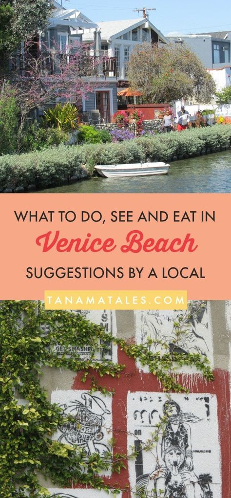 Things to Do in Venice Beach, California by a Local - Tanama Tales Venice Beach Florida, Venice Beach California, Venice Florida, Venice California, Abbot Kinney, Los Angeles Travel, Usa Beaches, Venice Travel, Usa Travel Destinations