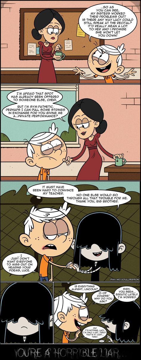 Emergence 6 | The Loud House | Know Your Meme Fantasy Artwork Landscape, Loud House Sisters, The Loud House Lincoln, Know Your Place, The Loud House Fanart, Cute Couple Comics, Picture Mix, Loud House Characters, Couples Comics