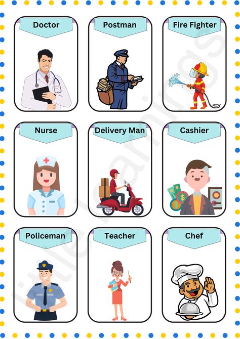 community helpers, helpers, our helpers, math, kindergarten , dot to dot, how many, kids, kids worksheet, weather, flash cards, homeschool, puzzle, game, play, kids activities, alphabets, numbers, coloring, color, kids coloring Professions Preschool, Zanimanja Ljudi, Community Helpers Flashcards, Brain Boosting Activities, Teaching Primary School, English Conversation For Kids, Transportation Preschool Activities, Animal Pictures For Kids, Communication Book