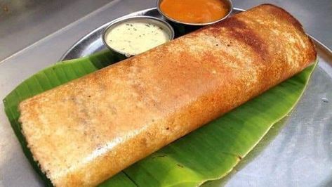 Healthy Dosa / Pancake - Southeast Asian Recipes - Nyonya Cooking Masala Dosa Recipe, Desi Street Food, Masala Dosa, Mumbai Street Food, Bhaji Recipe, Indian Street Food Recipes, Dosa Recipe, Coconut Chutney, Best Street Food