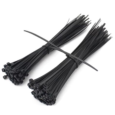 JFBL 100PCS Strong Cable Ties / Tie Wraps Zip Ties Color:Black Size:4.8*350mm Tie Down Straps, Cable Tie, Tie Wrap, Cable Ties, Zip Ties, Tie Colors, Bag Packaging, Shop Products, Electrical Equipment