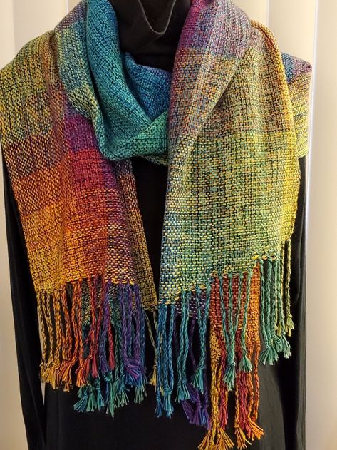 Rigid Heddle Weaving Projects, Weaving Scarfs, Rigid Heddle Weaving, Color Plan, Heddle Loom, Handwoven Scarf, Woven Scarves, First Blog Post, Hand Woven Textiles