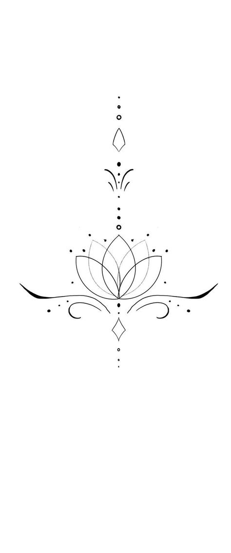 Rose And Lotus Tattoo, Womans Sternum Tattoos, Sternum Lotus Tattoo Women, Underboob Lotus Tattoo, Elegant Chest Tattoo Female, Lotus Sternum Tattoo Women, Lotus Tattoo Sternum, Circa Tattoo, Small Lotus Tattoos For Women