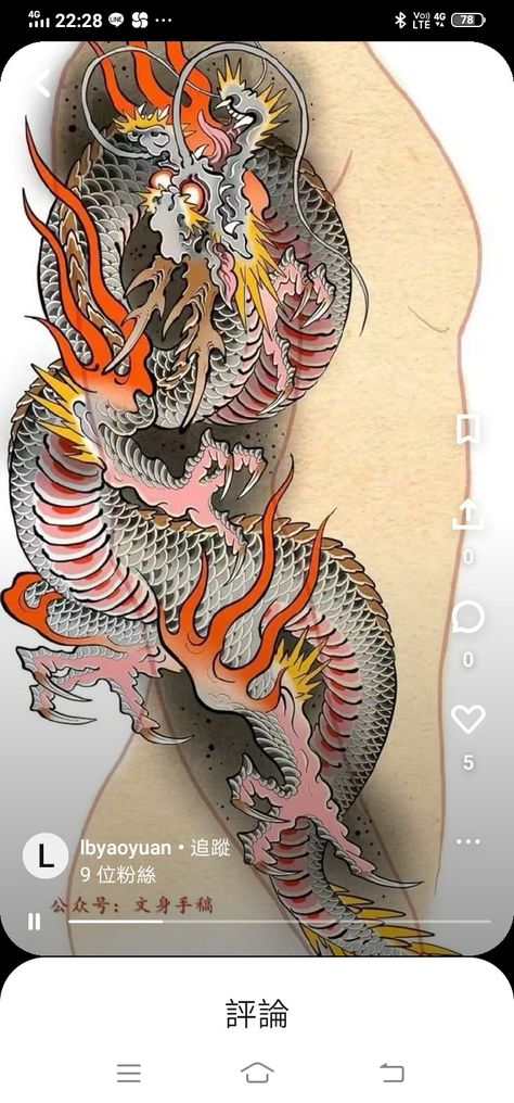 Dragon Irezumi Tattoo, Golden Dragon Tattoo, Dragons Japanese, Raijin Tattoo, Dragon Tattoo Stencil, Tattoos Dragon, Dragon Japanese, Japanese Dragon Tattoos, Dragon Tattoos