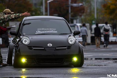 Nissan Micra Modified, Cars Japan, Cars Nissan, Custom Wheels Cars, Nissan Micra, Nissan March, Nissan Z, Fast Car, Honda Jazz