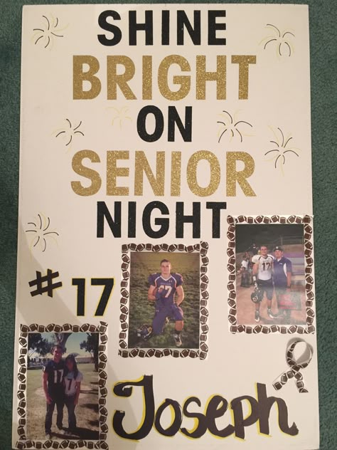 Senior Football Posters, Soccer Senior Night Posters, Senior Night Poster Ideas, High School Football Posters, Senior Night Poster, Senior Night Football, Soccer Senior Night, School Spirit Posters, Senior Poster