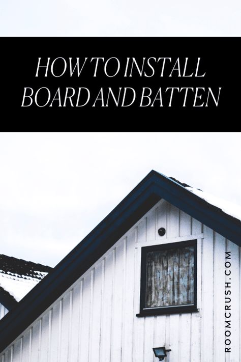 Looking to install board and batten inside or outside your home? It’s pretty popular in rustic, country, traditional and farmhouse décor styles and for a good reason. Really, it goes with any style, especially if you go for a timeless choice with your molding, paneling, and trim work. Board and batten siding, walls, or wainscotting can be installed to create artistic designs so much so that you could skip artwork altogether. Click through to learn how! We use affiliate links. Board And Batton Siding, Lp Smart Siding, Board And Batten Exterior, Vinyl Board, Chicken Barn, Hardie Plank, Board And Batten Wall, Board And Batten Siding, Cabin Exterior