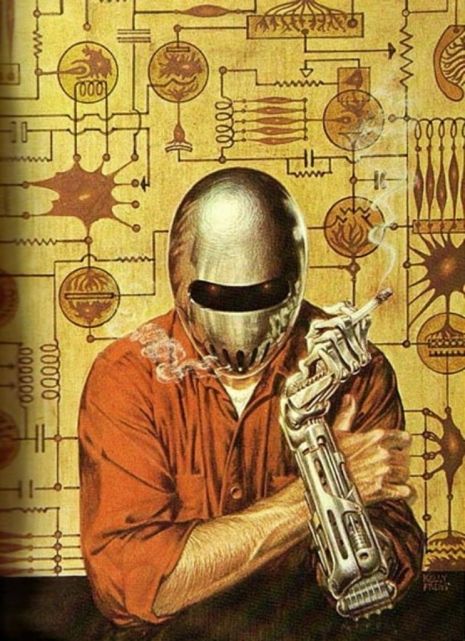 The extraordinary work of Frank Kelly Freas, the Dean of Science Fiction Art | Dangerous Minds Pulp Science Fiction, 70s Sci Fi Art, Scifi Fantasy Art, Science Fiction Illustration, Retro Robot, Historical Artwork, Arte Cyberpunk, Futuristic Art, Pulp Art