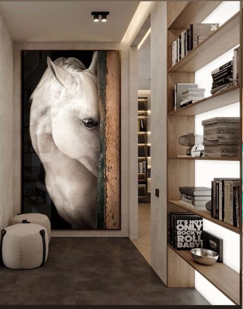 Showjumping Horse, Western Interior, Horse Inspiration, Casa Country, Diy Kitchen Renovation, Art Painting Gallery, Horse Decor, House Design Kitchen, Equine Art