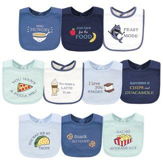 Fashionable Baby, Baby Boy Bibs, Essentials Set, Boy Bib, Infant Boy, Cute Prints, Food Puns, Hudson Baby, Great Fashion