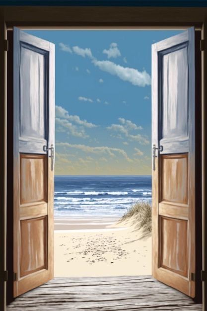 Open Door Painting, Doors Painting, Anime Arms, Scripture Painting, Fused Glass Panel, Beach Art Painting, Paint Nite, Beautiful Art Paintings, Amazing Paintings