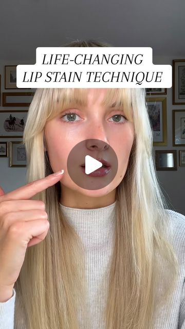 Anna on Instagram: "You’ll never do your lip stain another way again, i promise!! Here’s the technique for the juiciest, most perfect lips!  . . . #lipcombo #lipstain #liptutorial #makeup #beauty #etudewatertint @etudeofficial #lipoil #lipliner @colourpopcosmetics" Fall Lip Colors For Fair Skin, How To Apply Lip Stain, Lip Lining Techniques, Lip Stain Tutorial, Lip Stain Peel Off, Wonderskin Lip Stain, Wonderskin Lip Stain Colors, Glossy Lips Makeup Look, Perfect Lips Aesthetic