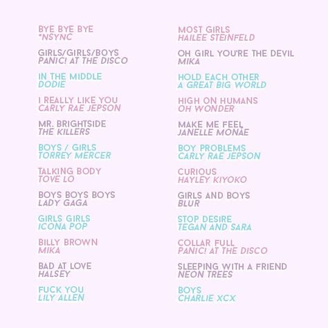 bi bi bi- a playlist Subtle Bi Pride Aesthetic, Trans Playlist, Bisexual Playlist, Bisexual Songs Playlist, Carly Rae Jepson, Bisexual Meme, Billy Brown, Boy Problems, Gay Pride Playlist