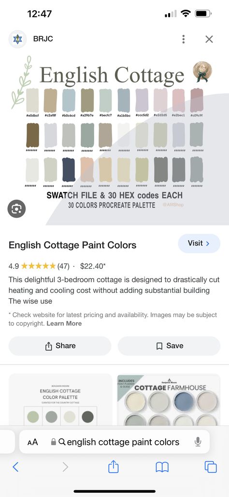 Cottagecore Paint Scheme, Cottagecore Home Color Palette, English Cottage Color Scheme, English Country Color Palette, Country Cottage Color Palette, English Country Paint Colors, English Cottage Color Palette, Bungalow Colour, English Cottage Paint Colors