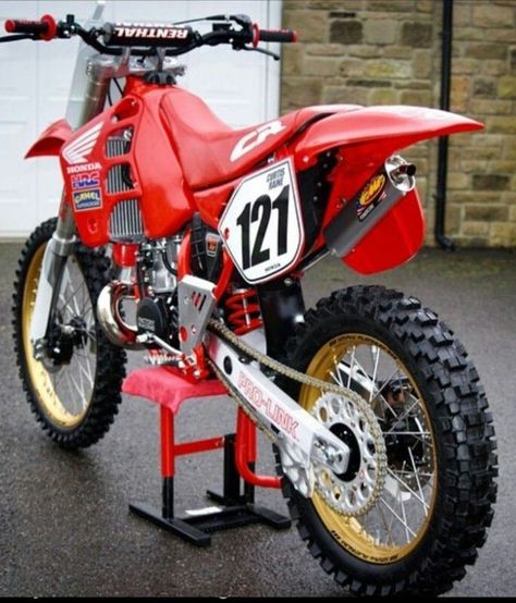 Honda Trike, Ktm Supermoto, Honda Dirt Bike, Motocross Racer, Honda Cx500, Mx Bikes, Moto Vintage, Old Motorcycles, Vintage Motocross