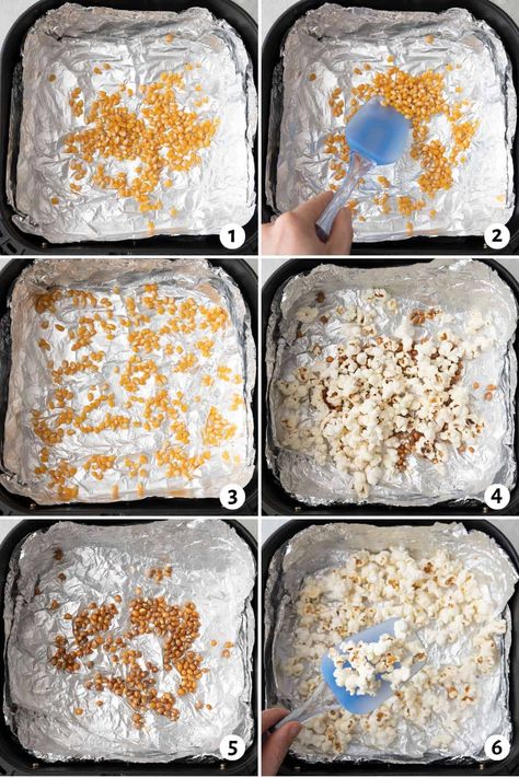 Diy Microwave Popcorn, Air Fryer Popcorn, Aldi Recipes, Air Fryer Oven Recipes, Air Fry Recipes, No Calorie Snacks, Air Fryer Dinner Recipes, Popcorn Recipes, Quick Easy Snacks