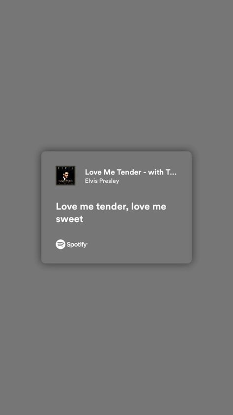 Love me tender, love me sweet Elvis Love Me Tender, Elvis Presley Music, Love Me Tender, Tender Love, Music Love, Wedding Themes, Love Me, Elvis Presley