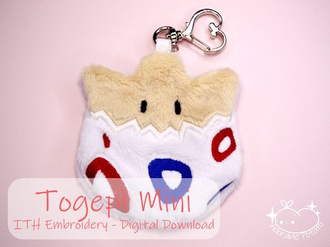 Togepi Mini ITH Embroidery File - Digital Download - Adorable Potato - Digital Downloads Shop's Ko-fi Shop - Ko-fi ❤️ Where creators get support from fans through donations, memberships, shop sales and more! The original 'Buy Me a Coffee' Page. Anime Felt Crafts, Eevee Embroidery, Crochet Togepi, Togepi Cross Stitch, Ith Embroidery Plush, Ith Embroidery, Ladder Stitch, Disney Crafts, Embroidery Ideas