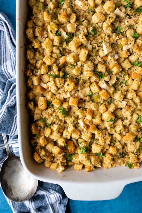 Best Gluten Free Stuffing Recipe, Easy Gluten Free Stuffing, Gluten Free Dressing Stuffing, Stuffing Recipes Gluten Free, Gluten Free Dressing Thanksgiving, Gf Stuffing, Gluten Free Stuffing Thanksgiving, Gluten Free Stuffing Recipes, Gluten Free Dressing