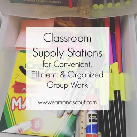 Supply Stations for Group Work Papermate Flair Pens, Colorful Pens, Flair Pens, Post Its, First Year Teachers, Cuss Words, Classroom Supplies, Group Work, English Class