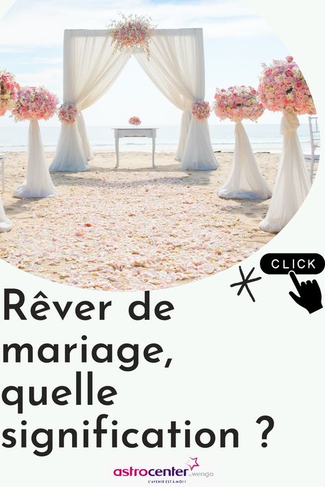 Vous avez rêvé de mariage ? Découvrez quelle est la signification de ce rêve, ce que votre inconscient souhaite vous communiquer et si cela annonce un mariage à venir ! #reve #mariage #mariee #signification #inconscient Table Decorations