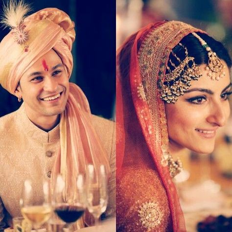 Soha Ali Khan Wedding, Anita Dongre Bridal, Kunal Khemu, Rekha Saree, Indian Wedding Deco, Bridal Anarkali, Soha Ali Khan, Indian Celebrity, Indian Wedding Couple