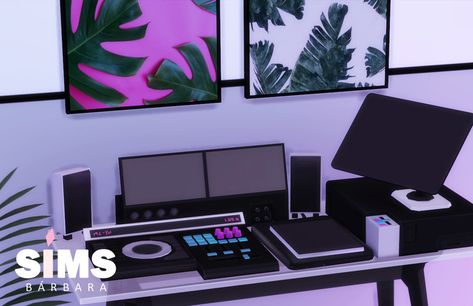 Bárbara Sims — BARBARA SIMS - Music Master Station Aesthetic... Sims 4 Mods Cc Decor, Sims 4 Music Producer Cc, Sims 4 Cc Video Station, Sims 4 Video Station Cc, Sims 4 Recording Studio Cc, Sims 4 Music Studio, Sims 4 Music Cc, Station Aesthetic, 4 Piercings