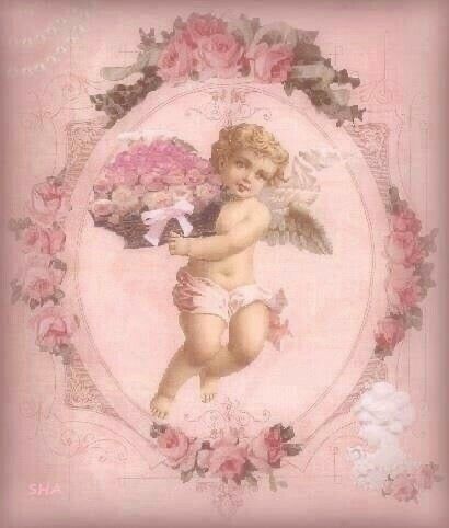 Pink Angel, Rococo Style, Old Paintings, An Angel, Rococo, Mochi, 18th Century, We Heart It, Angel