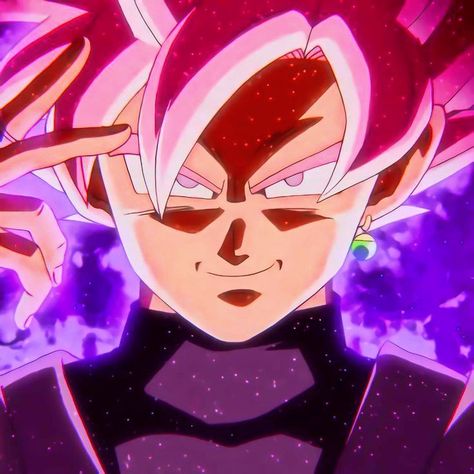 Anime Name, Goku Black, Dragon Ball Super, Dragon Ball, Purple, Red, Anime, Black