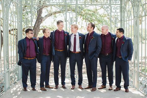 Country Glamour for a Blue and Burgundy Wedding | Hey Wedding Lady Dark Blue Burgundy Wedding, Navy And Burgundy Suit Wedding, Burgundy Wedding Suits Men, Navy Blue And Burgundy Groomsmen, Dark Blue And Burgundy Wedding, Navy And Burgundy Groomsmen, Burgundy Groomsmen Suits, Groomsmen Attire Burgundy, Navy Blue And Maroon Wedding