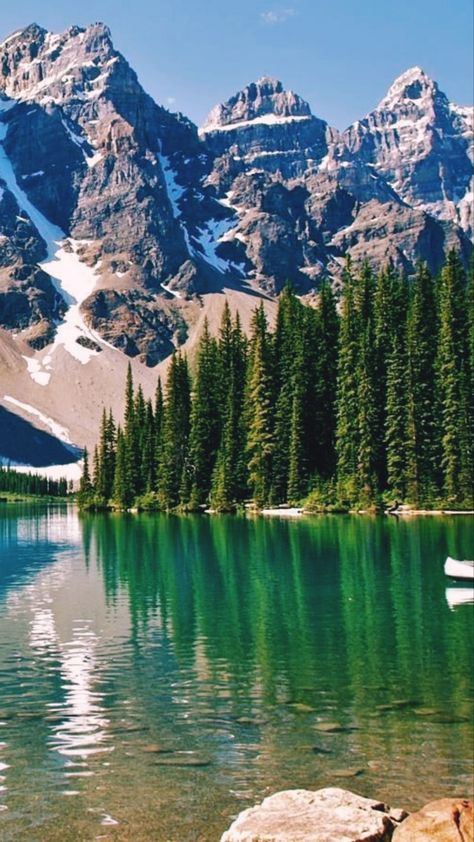 Moraine Lake, Banff National Park, Rocky Mountains, Rocky, National Park, Most Beautiful, Trees, Lake, The World