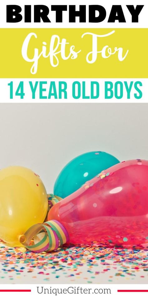 Birthday Gifts for a 14 year old boy | The perfect Birthday Gifts for a 14 year old boy |  14 year old boy Birthday Presents | Modern 14 year old boy Gifts | Special Gifts To Celebrate His 14th Birthday | 14th Birthday Presents to Buy for him | Unique Birthday Gifts for his 14th birthday | #birthday #14yearsold #forhim Birthday 14th, Non Toy Gifts, Boy Gifts, Unique Birthday, 14th Birthday, Birthday Gifts For Boys, Unique Birthday Gifts, Birthday Gift For Him, Birthday Gift Ideas