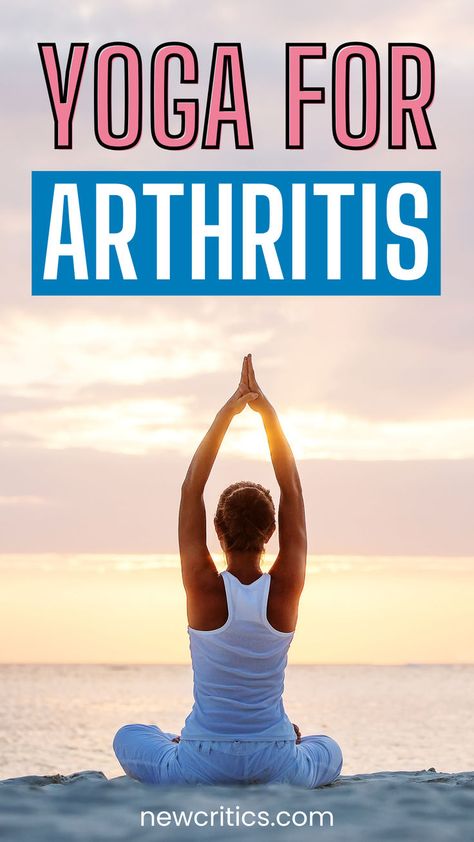 Discover the therapeutic benefits of yoga for arthritis with our tailored guide. Designed to reduce pain and improve mobility, these gentle yoga poses and stretches are perfect for those with arthritis. Our guide focuses on low-impact movements that strengthen muscles, enhance flexibility, and promote joint health. Practice these calming and restorative poses to alleviate discomfort and improve overall wellbeing. #ArthritisYoga #GentleYoga #PainRelief Asana Yoga Poses, Simple Poses, Chair Pose Yoga, Restorative Yoga Poses, Yoga Poses Names, Yoga For Seniors, Improve Mobility, Benefits Of Yoga, Yoga Philosophy