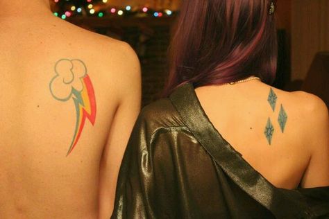 My little pony Rainbow Dash Tattoo, Dash Tattoo, My Little Pony Tattoo, Mark Tattoo, Funky Tattoos, Cute Tats, Kei Visual, Cute Little Tattoos, Dream Tattoos