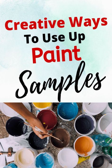 Most of us only paint a small area to sample the colour, so often there is a fair bit of paint left. This post is full of ideas of what you can do to use up leftover paint samples. What To Do With Paint Samples, Leftover Paint Ideas, Leftover Paint Projects, Paint Samples Crafts, Samples Diy, Painted Window Frames, Painted Photo Frames, Frugal Recipes, Random Crafts