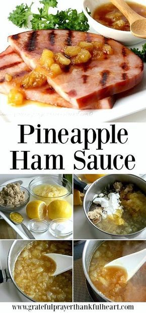 Pineapple Ham Glaze, Ham Dinner Side Dishes, Ham Dinner Sides, Ham Glazed, Pineapple Glaze For Ham, Glaze Sauce, Ham Sauce, Side Dishes For Ham, Pineapple Ham