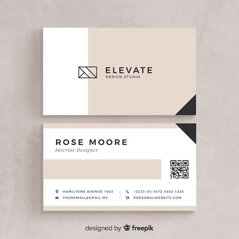 Sewing Business Logo, Free Business Logo, Double Sided Business Cards, Name Card Design, Visiting Card Design, Luxury Business Cards, Business Card Inspiration, Simple Business Cards, Free Business Card Templates