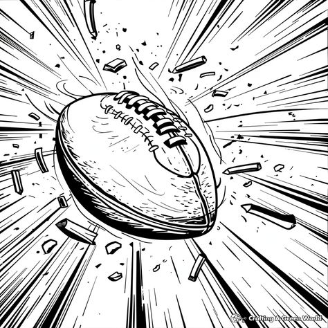 Football Coloring Pages Free Printable, Kid Drawings, Football Coloring, Football Coloring Pages, Football Drawing, Kindergarten Coloring Pages, Color Sheets, Gratitude Journal Prompts, Football Birthday