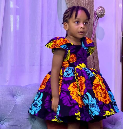 Ankara is such a vibrant fabric! 😍😍 And @zoey.bambini , we use premium quality cotton ankara for all our pieces. This is available to order in sizes 3, 4 and 5 years N32,000 #ankaradress #ankarakids #kidsankara #kidsstyle #kidsfashion #childrenswear #ballgown #portharcourtdesigner #portharcourtdesigners #portharcourt Kids Ankara Styles Children, Ankara Dresses For Kids, Ankara Dress For Kids, Ankara Styles For Kids, Vibrant Fabric, Ankara Dresses, Ankara Style, Natural Hair Styles Easy, Ankara Dress