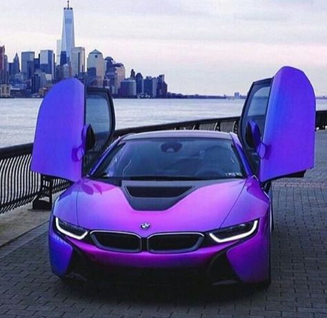 Purple BMW💜💜💜I'm in Love Bmw E46 Coupe, Xe Bugatti, Kereta Sport, Bmw Alpina B7, مرسيدس بنز, Bmw Classic Cars, Purple Car, Top Luxury Cars, Bmw Z3