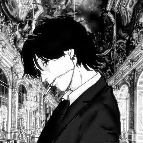 Manga Icons Black And White, Male Manga, Anime Gangster, Trash Art, Snake Art, Comic Style Art, Creative Profile Picture, Creature Drawings, Cool Anime Pictures