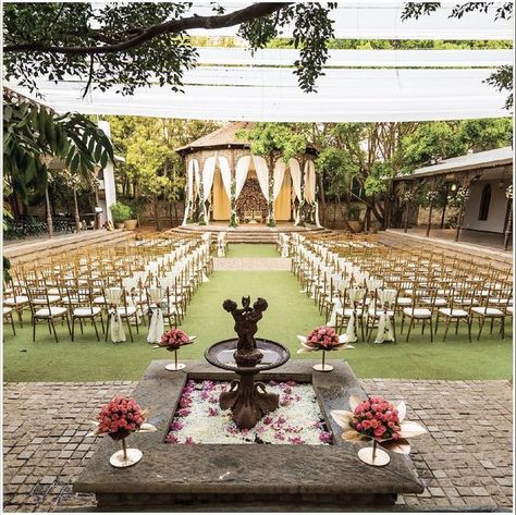 The Tamarind Tree on Instagram: "The Colonial Bandstand all embellished and exuding beauty.😍 #TheTamarindTree #Bandstand #weddingdecor #mandapdecor #decorinspiration #weddinginspiration" Bandstand Wedding Decoration, Tamarind Tree, Desi Wedding Decor, Mandap Decor, Event Hall, Wedding Register, Desi Wedding, Popular Wedding, Event Space