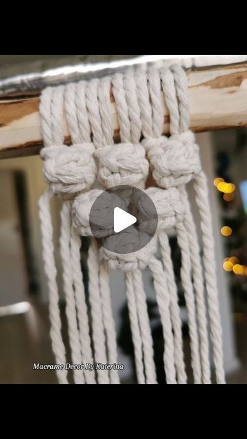 Macrame Decor By Katerina on Instagram: "Macrame tutorial Berry knot . . . #knottutorial #knot #macrameknot #macrametutorial #knotting" Knots Tutorial, Macrame Knot, Macrame Decor, Macrame Tutorial, Berry, Macrame, Knot, On Instagram, Instagram