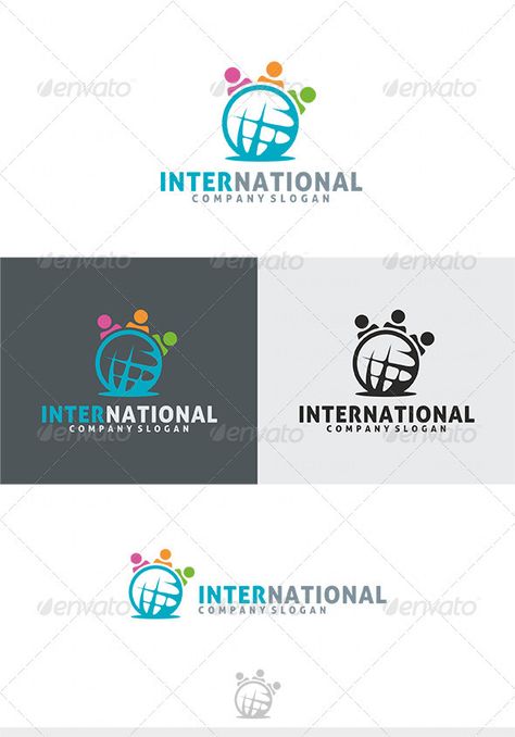 International Logo Design, Earth Logo Design, Earth Logo, Logo Service, Computer Service, Kids Logo Design, Human Logo, Medical Logo, Education Logo